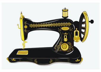 Old sewing machine