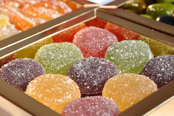 p&acirc;tes de fruits rondes