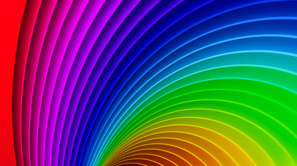 Awesome 3d rainbow background