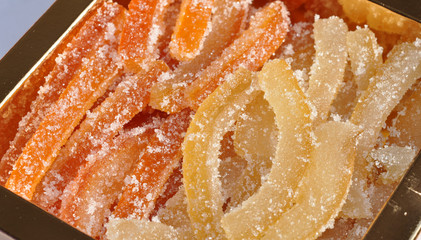 citronnettes et orangettes au sucre