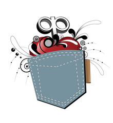 Clockwork Heart pocket