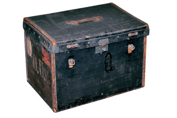 vieille malle de voyage