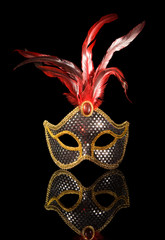 Naklejka premium Venetian mask