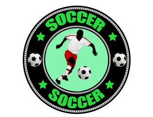 Soccer  label