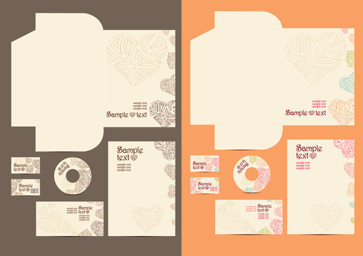 corporate identity, folder, business card, CD