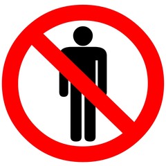 Prohibido hombres