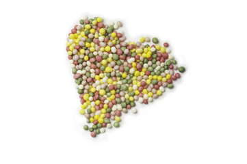 Heart of sprinkles