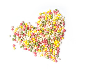 Heart of sprinkles