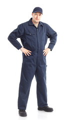 Young handsome worker