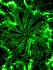 Creative green rays