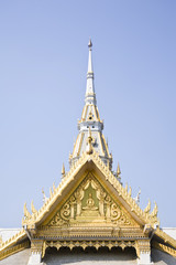 Fototapeta na wymiar thai temple,So Thon Temple Chachoengsao In Thailand