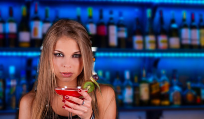 at bar