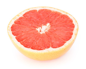 Fototapeta na wymiar half grapefruit