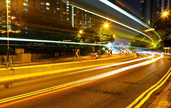 traffic at night © leungchopan