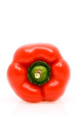 Red pepper isolated on white background