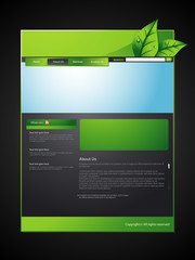 eco web layout