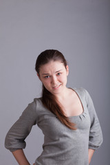 Obraz premium surprised girl