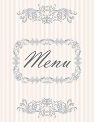 menu cover