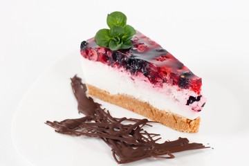Fruit cheesecake