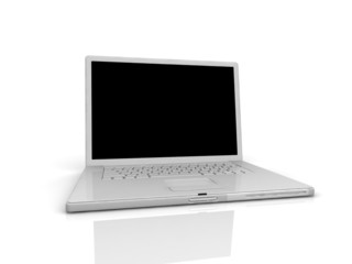 Professional Laptop isolated on white with empty space