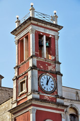 Fototapeta na wymiar Clocktower. Bisceglie. Apulia.