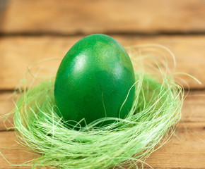 easter egg and nest