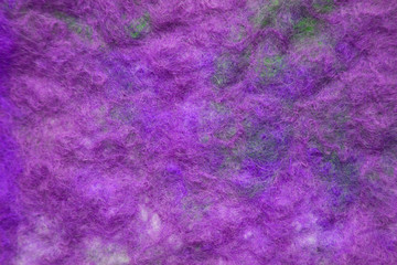 hand-made felt in lilac color scheme - texture background