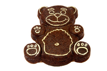 chocolate cookie - bear