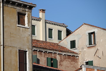 Fototapeta na wymiar tetti di case in Italia