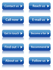 "CONTACT" Web Buttons (contact customer service call poster kit)