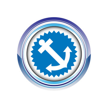ancre marine bateau mer logo picto web icône design symbole