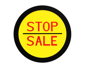 Symbol stop sale