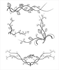 ornaments, design elements - vector