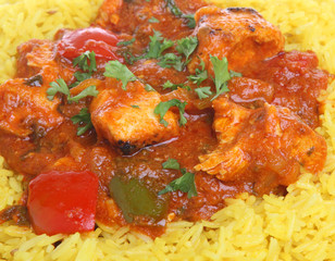 Indian Chicken Curry & Rice