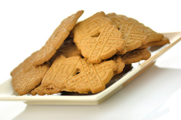 spiced cookies on a plate