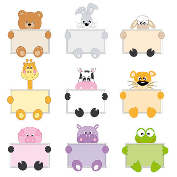 Tarjetas felicitaci&oacute;n de animales
