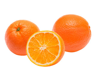 orange isolated on white background