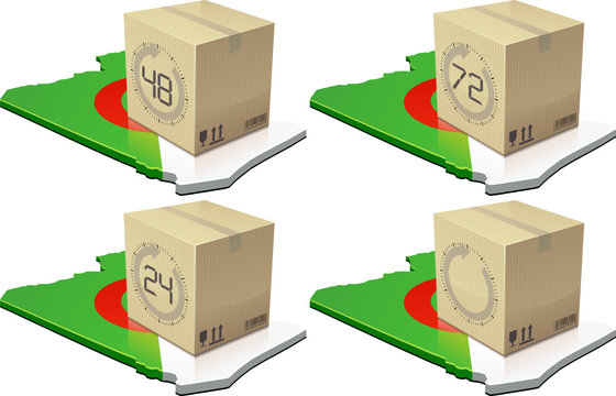 D&eacute;lais de livraison en Alg&eacute;rie (d&eacute;tour&eacute;)