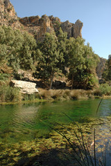 Obraz premium Preveli-Schlucht auf Kreta