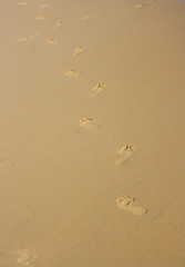 Feet on sand