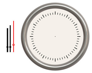 Orologio con lancette separate