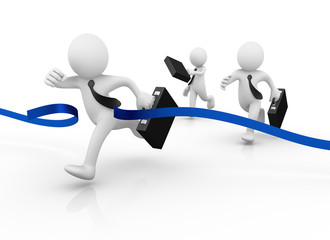 Businessman race