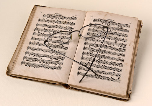 Music book open - Powered by Adobe