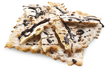 Chiacchere al Cioccolato