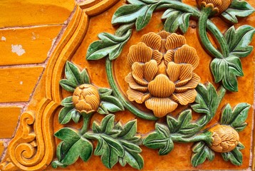 Ceramic Decoration in Forbidden City, Beijing
