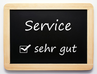 Service sehr gut