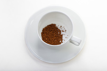 Mug with instant coffee