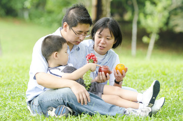 asian family