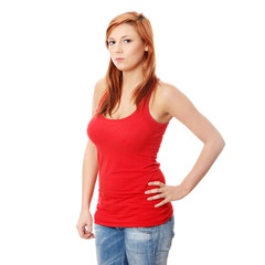 Obraz premium Portrait of a young woman