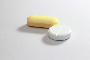 a macro shot of medicines